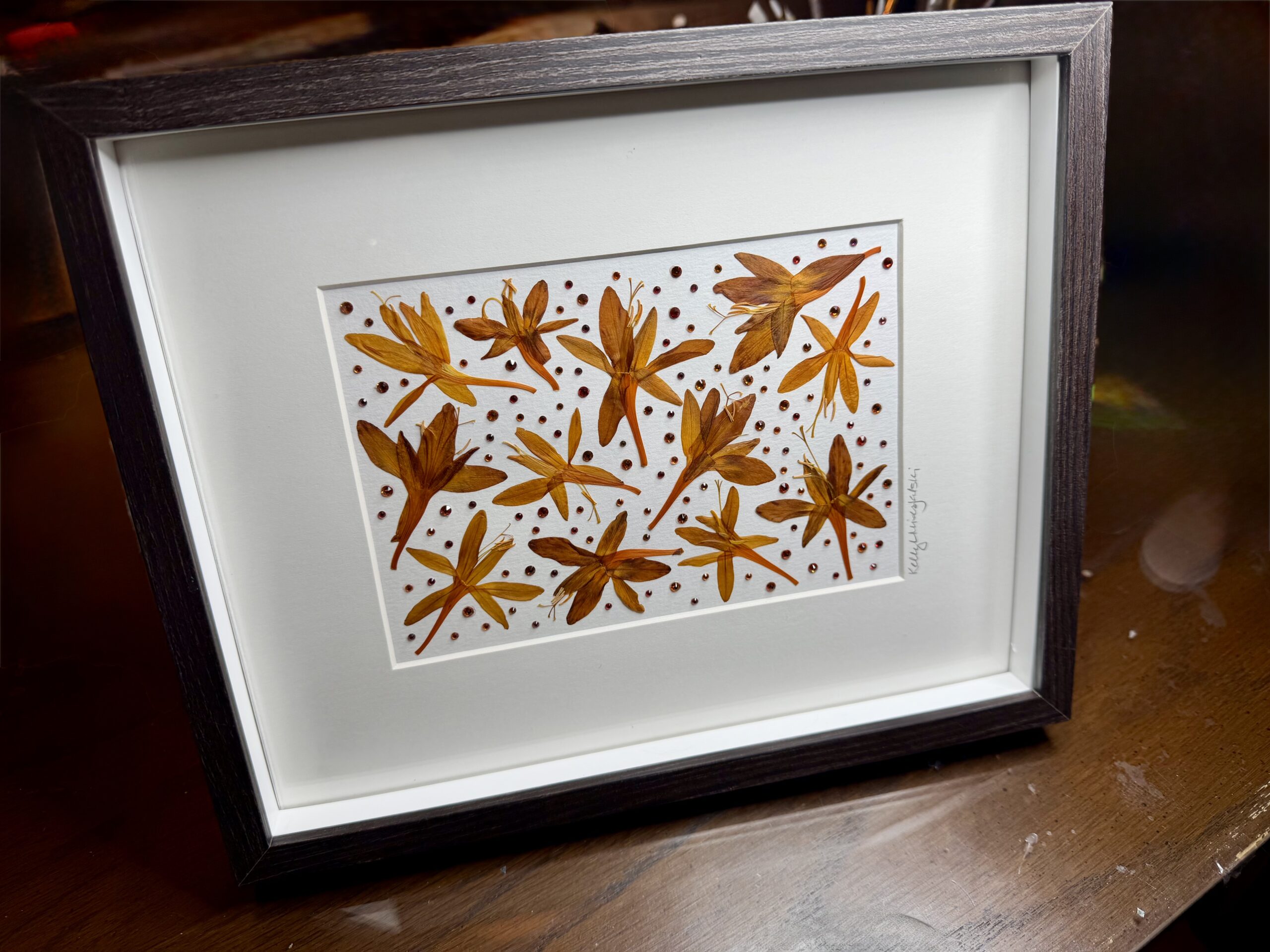 Crocosmia Swarovski Rhinestones